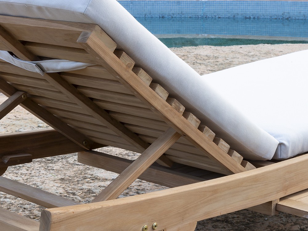 Tumbona de teca Eco Novo de Arkimueble - 4