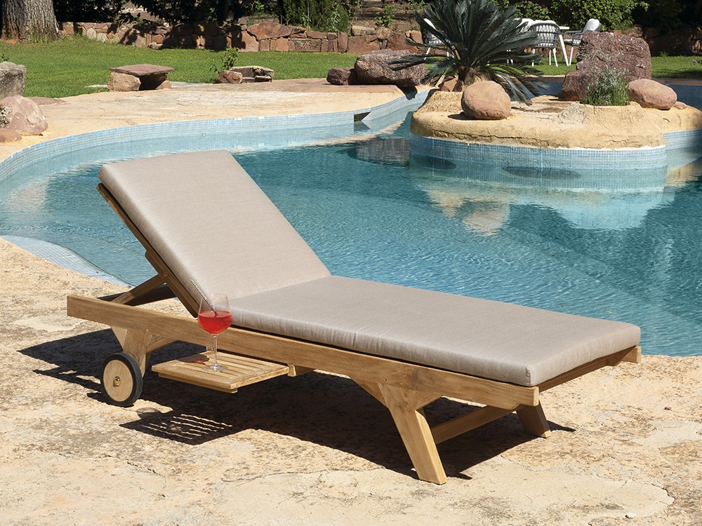 Tumbona de teca Eco de Arkimuble - 1