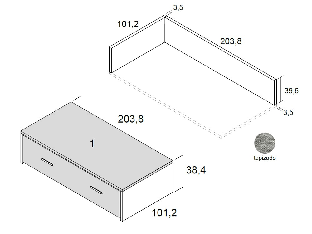 Cama nido con arrastre Cottagecore 01 de Ros Delulu - 4
