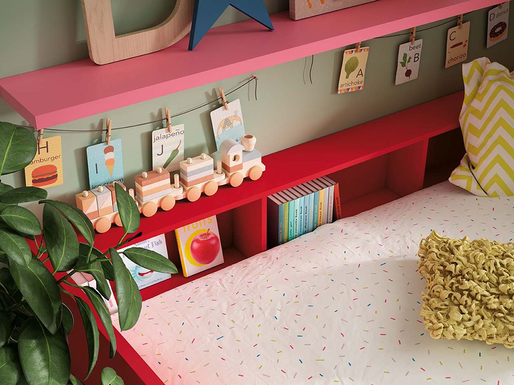 Cama nido con arrastre y estantería Playcore 04 Delulu Ros - 3