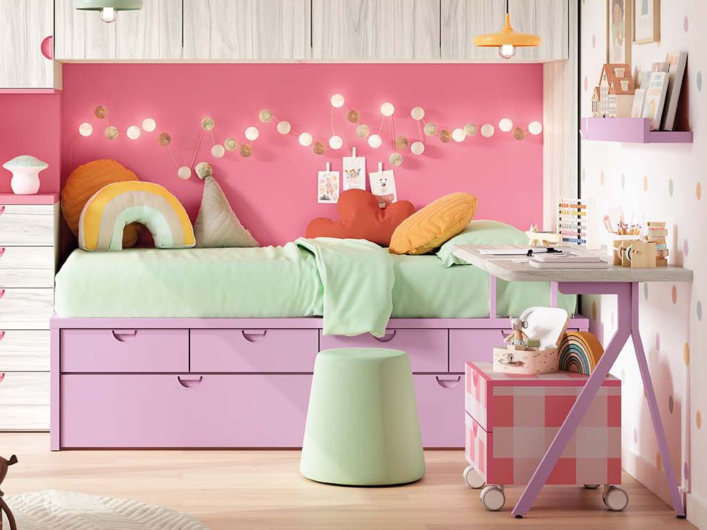 Cama nido con arrastre Playcore Delulu 11 Ros - 1