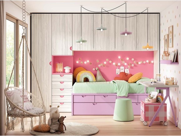 Cama nido con arrastre Playcore Delulu 11 Ros - 2