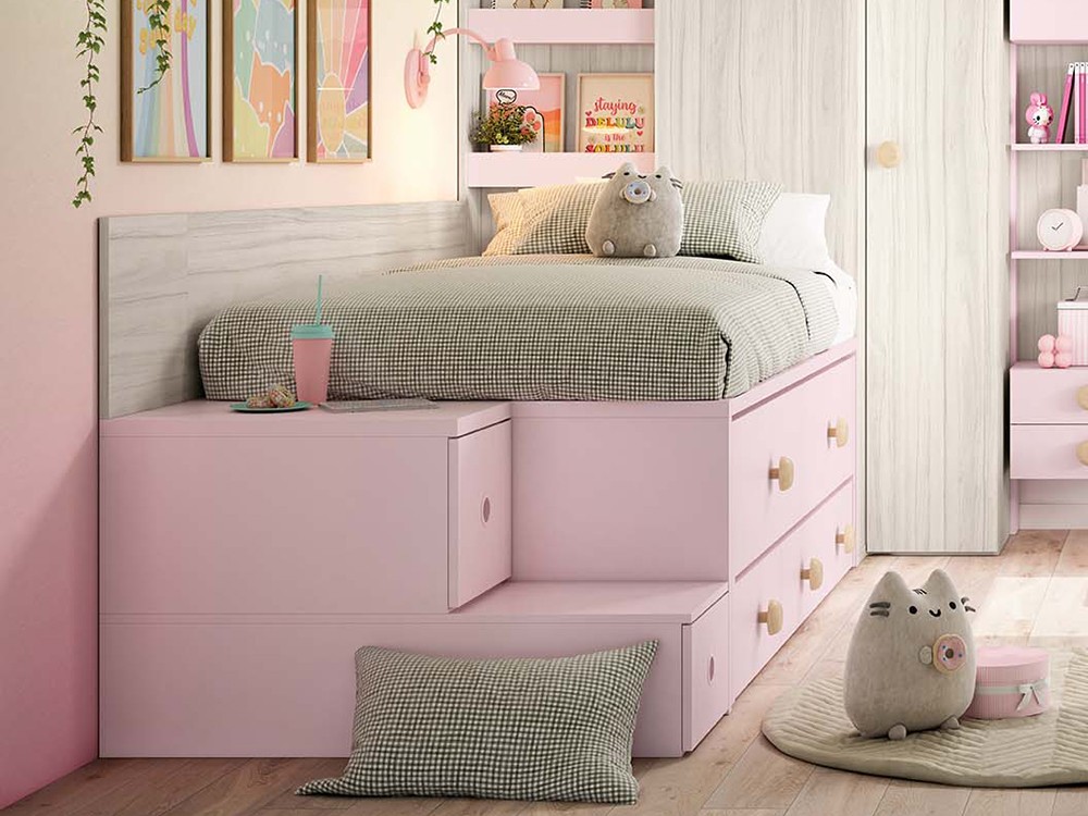 Cama compacta Kawaiicore Delulu 13 de Ros - 1