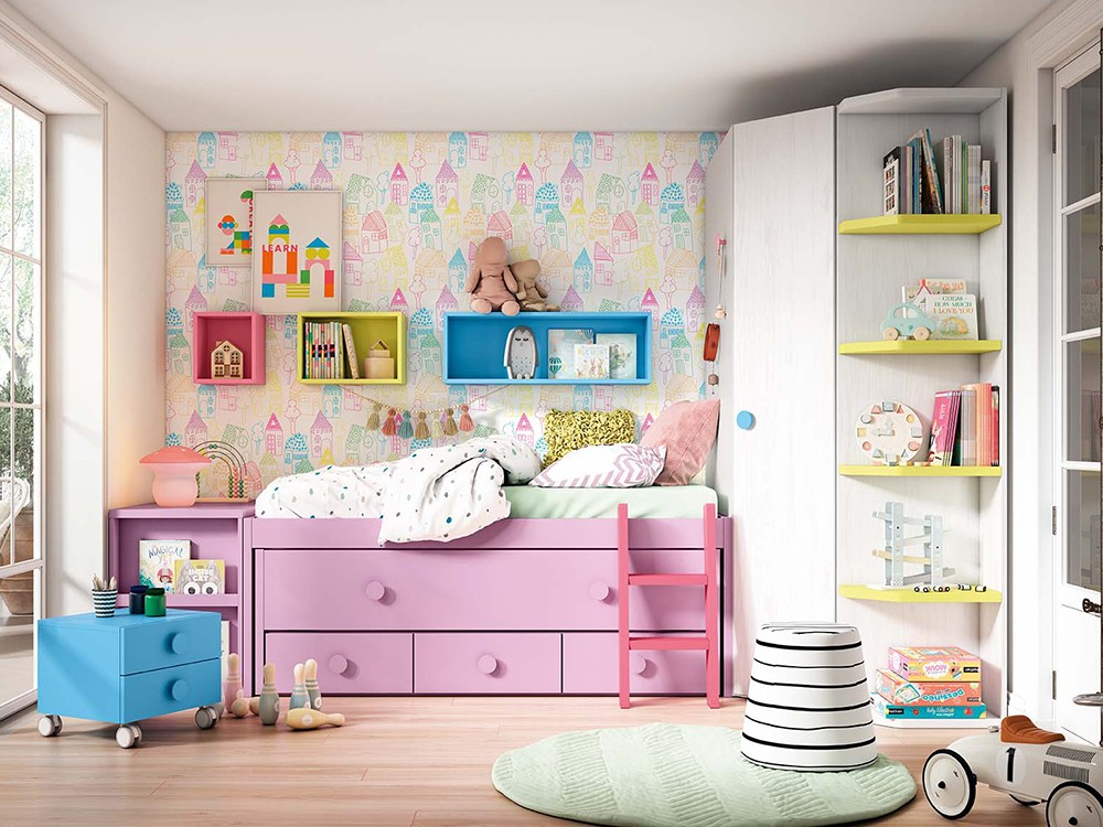 Bicama con escritorio Playcore Delulu 20 de Ros - 2