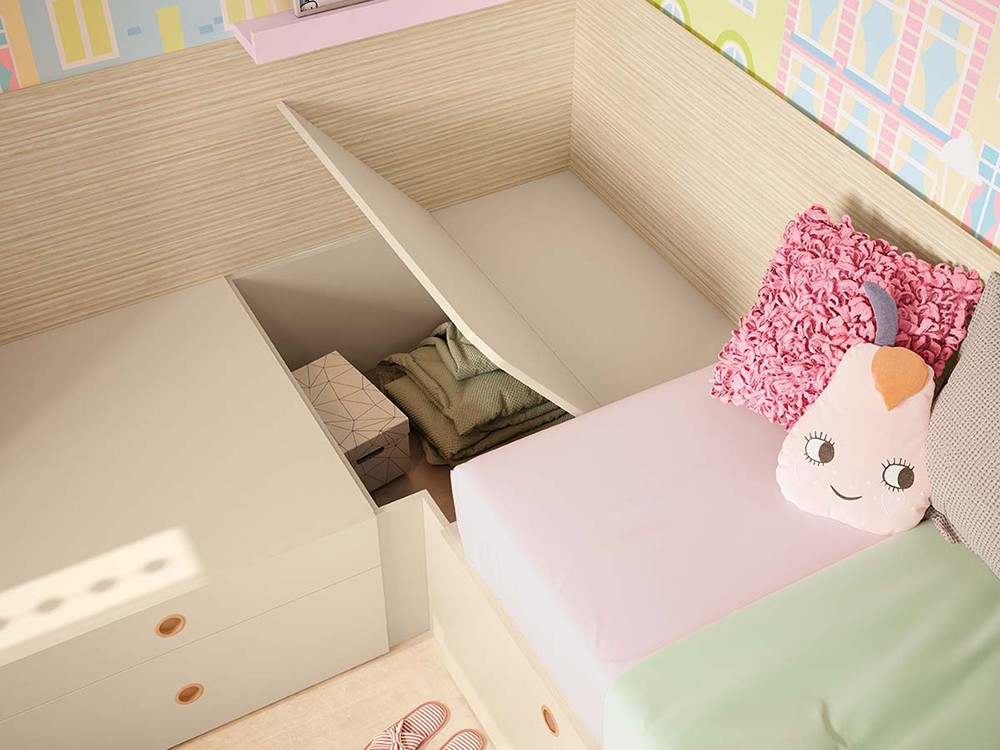 Dormitorio doble Kawaiicore Delulu 28 de Ros - 3