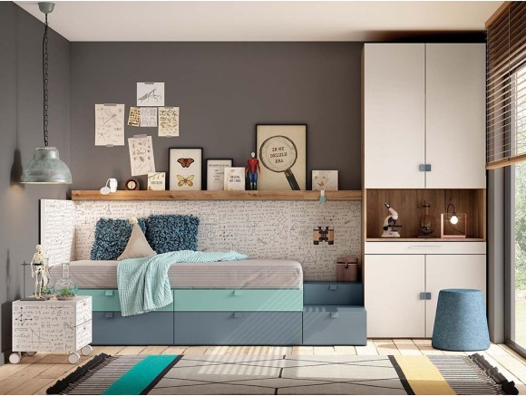 Cama con cajones Sciencecore Delulu 32 de Ros - 2