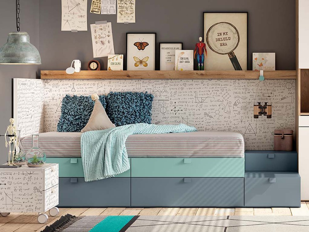 Cama con cajones Sciencecore Delulu 32 de Ros - 1