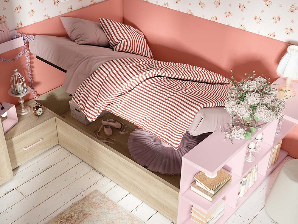 Cama canapé 135cm Royalcore Delulu 34 de Ros - 1