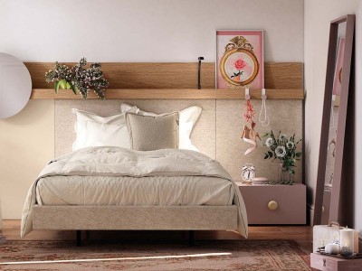 Cama aro tapizado royalcore Delulu 38 de Ros - 1