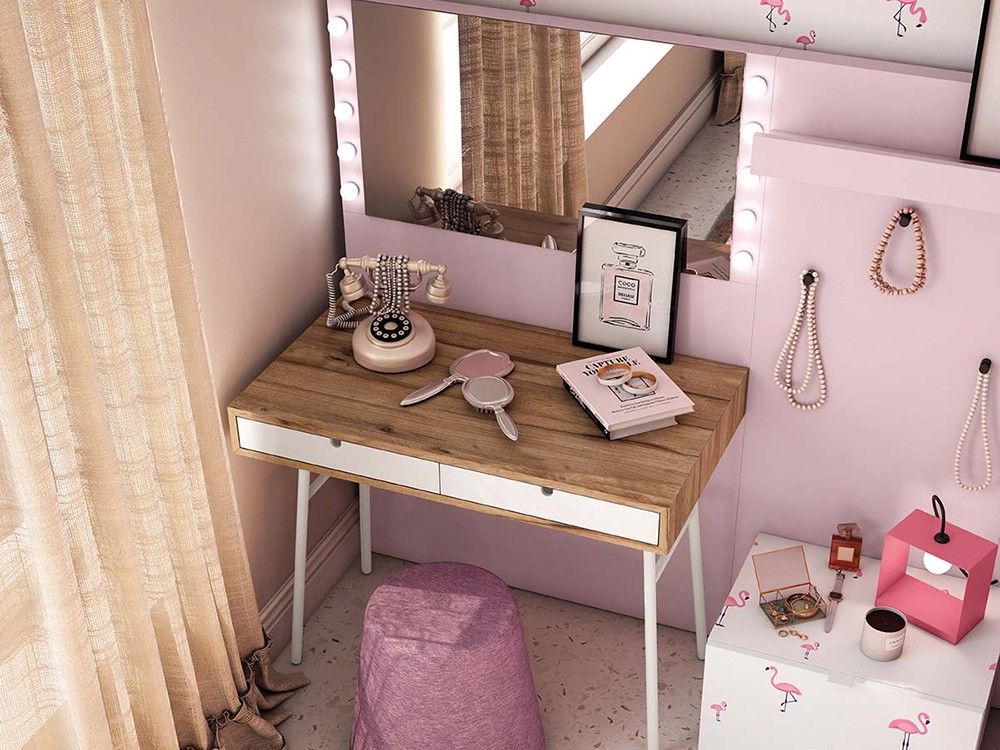 Cama cabezal tapizado 135cm royalcore Delulu 41 de Ros - 4