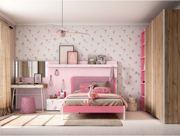 Cama cabezal tapizado 135cm royalcore Delulu 41 de Ros - 2