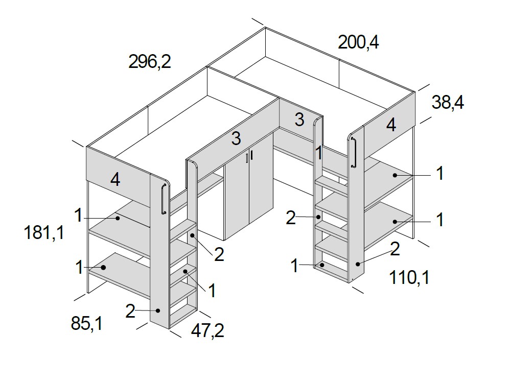 Litera doble Kawaii Delulu 48 de Ros - 5