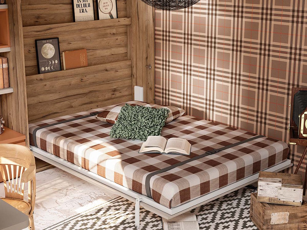 Cama abatible vertical 135cm Delulu 61 de Ros - 1