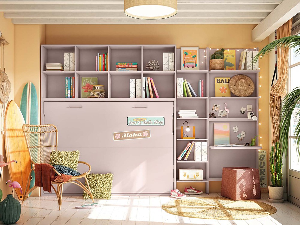 Cama abatible horizontal 135cm Delulu 62 de Ros - 1