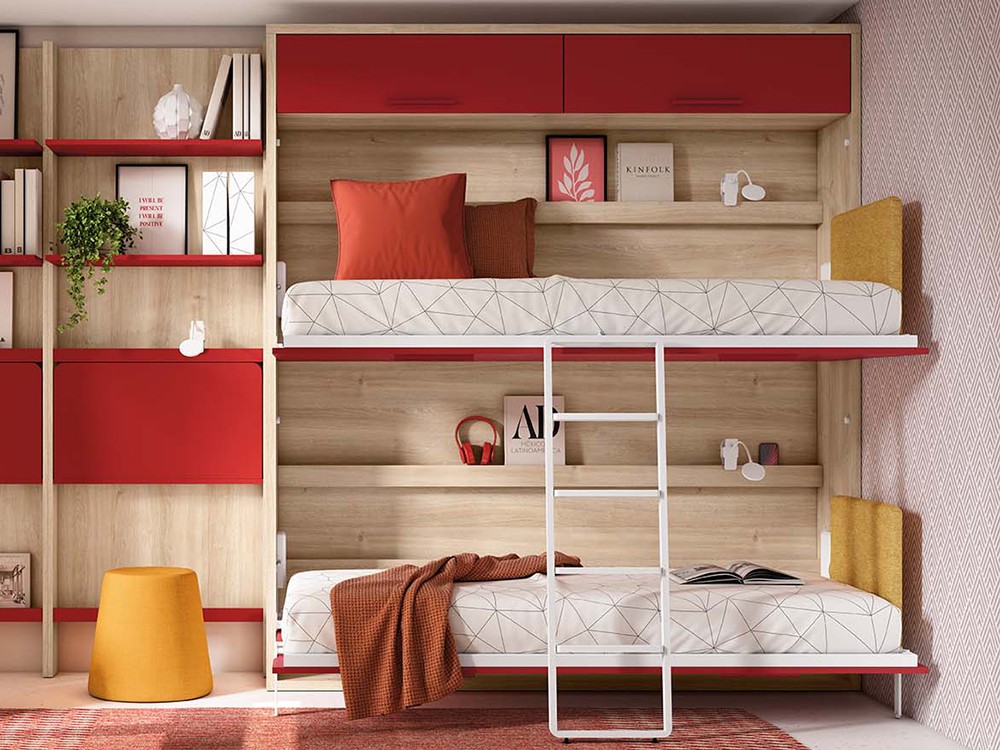 Litera abatible con altillo minimalcore Delulu 67 de Ros - 1