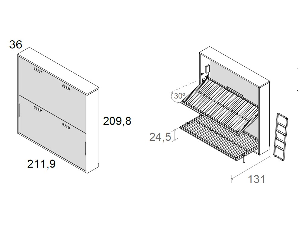 Litera abatible playcore Delulu 68 de Ros - 5