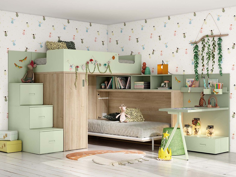 Litera con cama abatible playcore Delulu 70 de Ros - 2