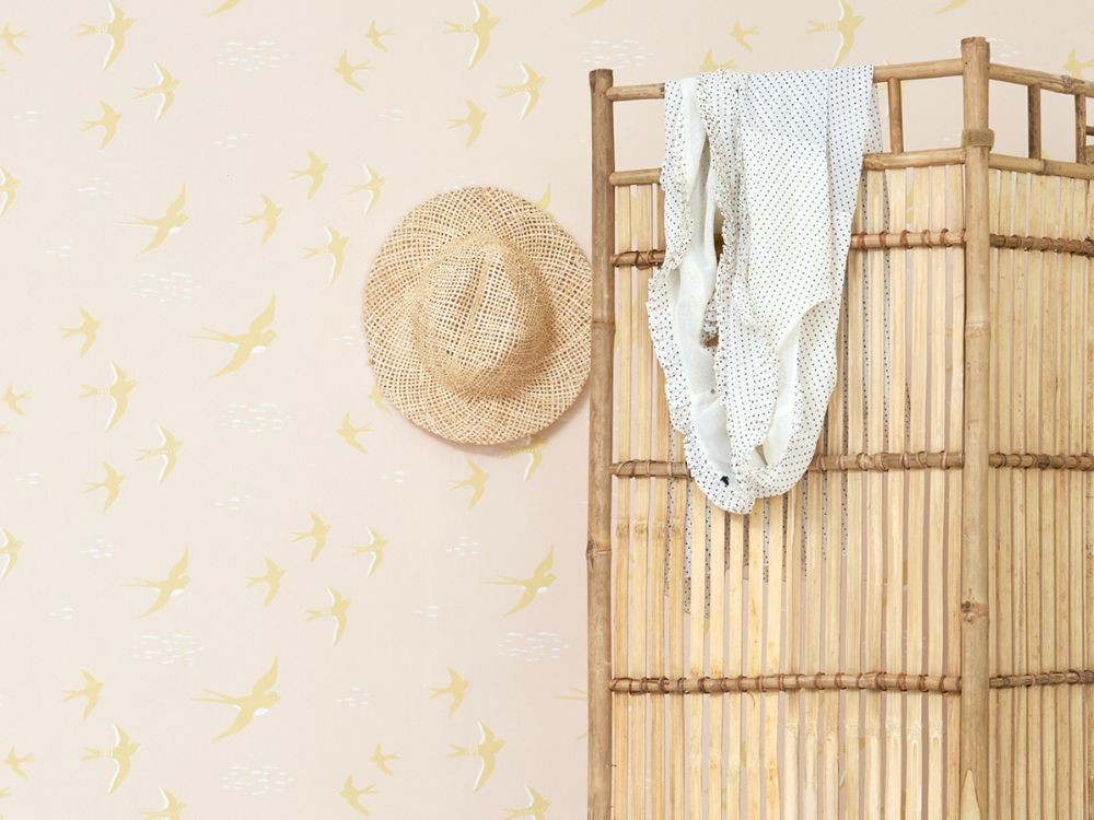 Papel pintado Follow the wind sunny pink