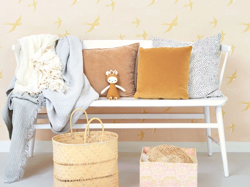 Papel pintado Follow the wind sunny pink 