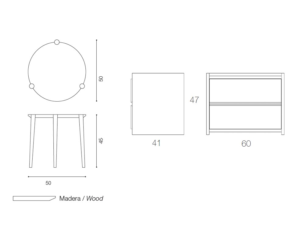 Cama con cabezal Zen corteza Zero.16 de roble matérico Devina Nais - 6
