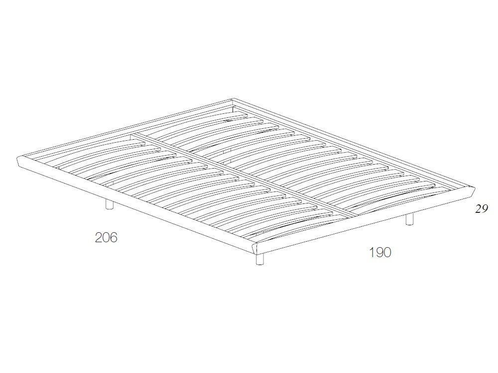 Cama con cabezal Urban Ranch Slim de Devina Nais - 5