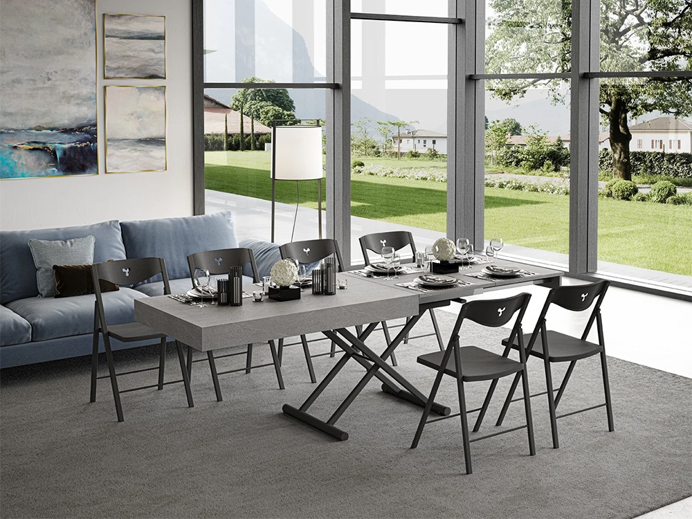 Mesa de centro elevable convertible en mesa de comedor Up de Easyline Ozzio - 2