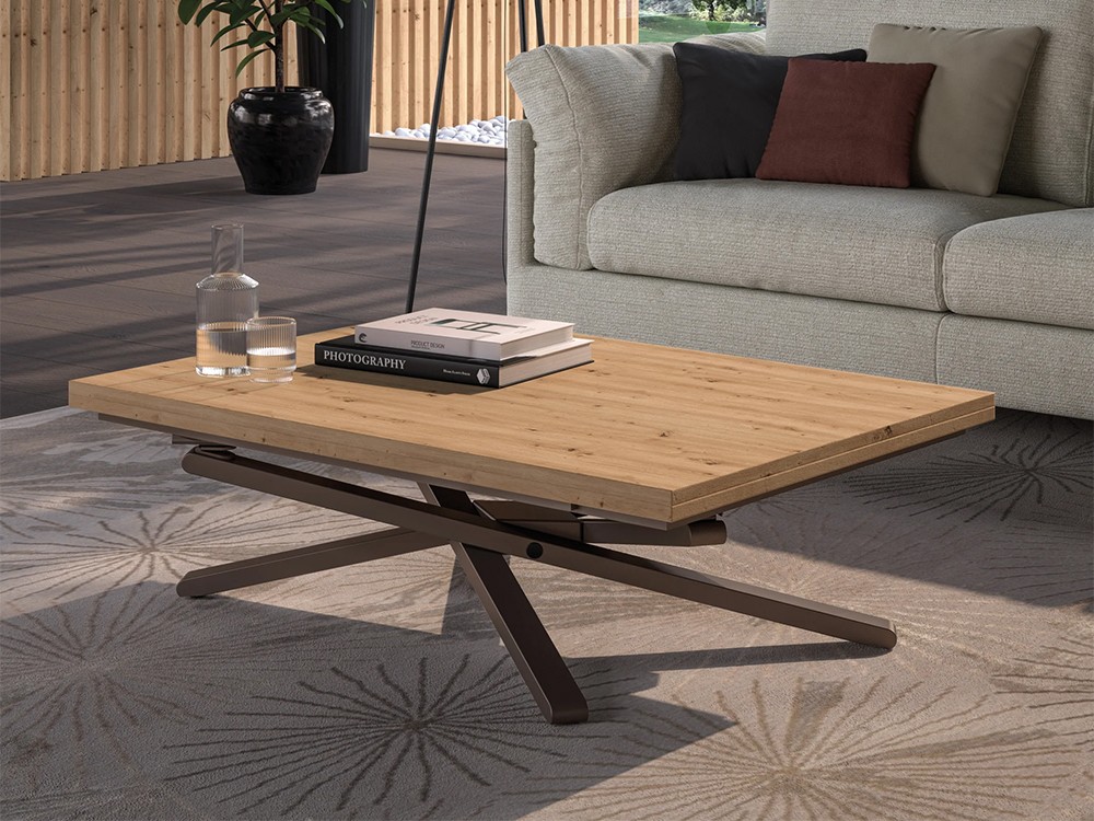 Mesa de centro transformable en mesa de comedor Shazam de Easyline by Ozzio Italia - 1