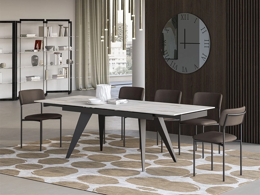 Mesa de comedor extensible Ariston de Easyline by Ozzio Italia - 1
