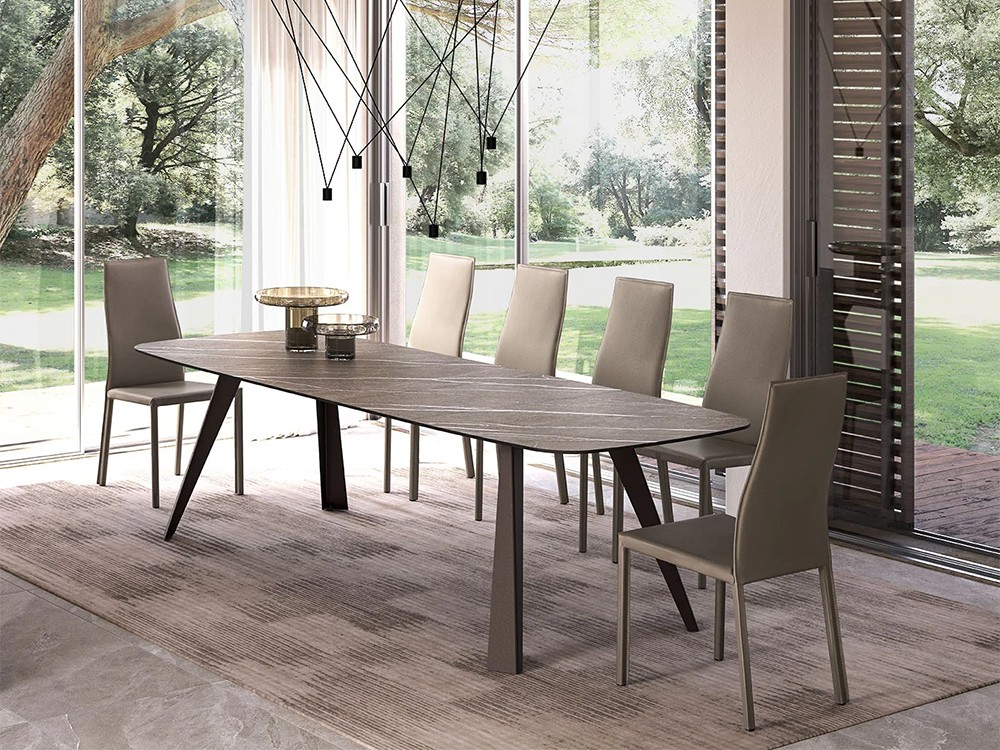 Mesa de comedor extensible Bobby de Easyline by Ozzio Italia - 1