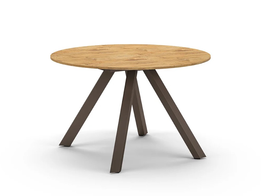 Mesa redonda de comedor extensible Coral de Easyline by Ozzio Italia - 2