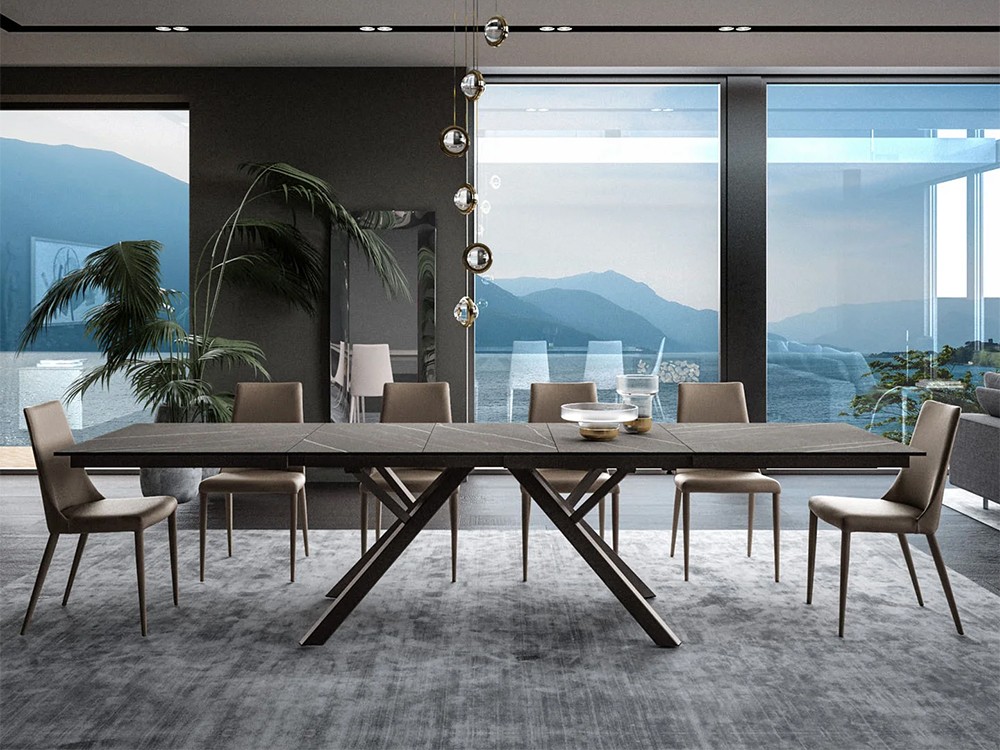 Mesa extensible de comedor Diadema de Easyline by Ozzio Italia - 1