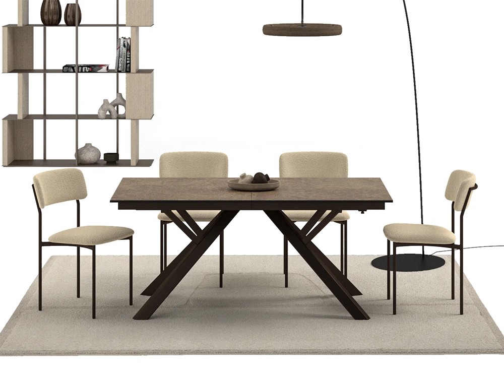 Mesa extensible de comedor Diadema de Easyline by Ozzio Italia - 4