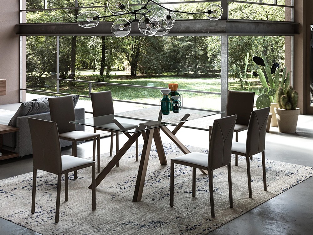 Mesa de comedor Mizar de Easyline by Ozzio Italia - 1