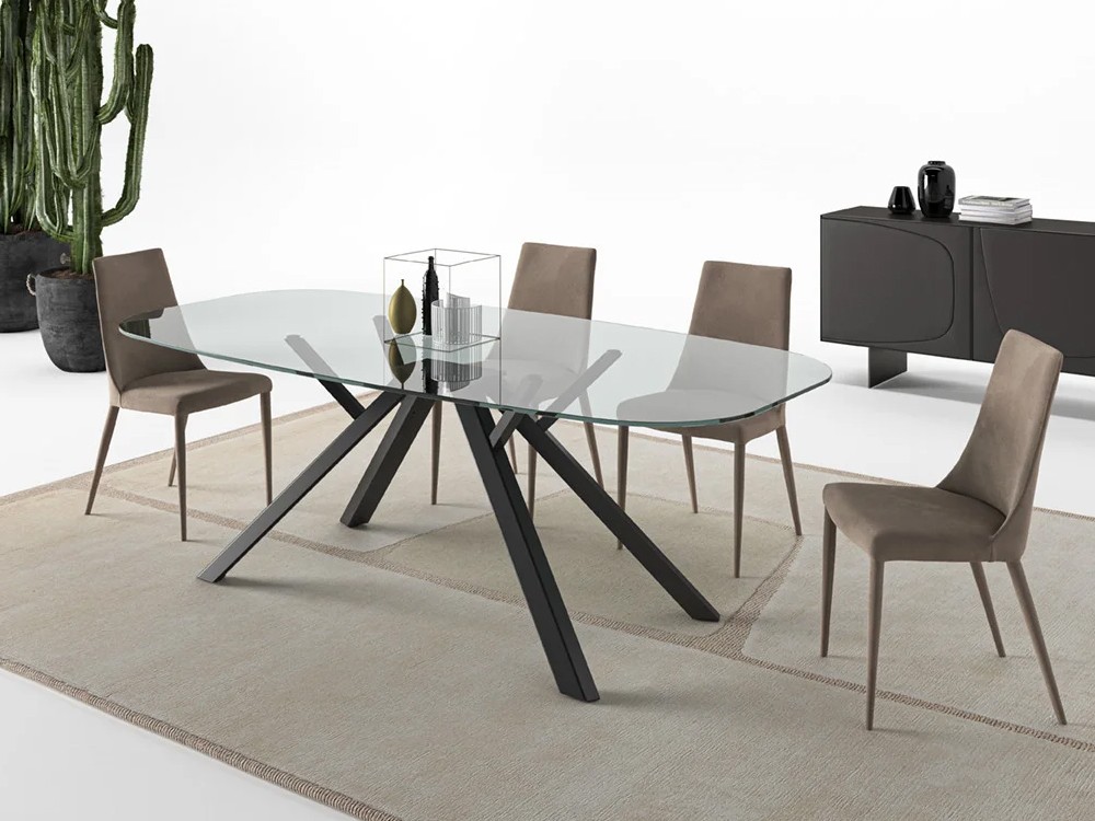 Mesa de comedor Mizar de Easyline by Ozzio Italia - 3