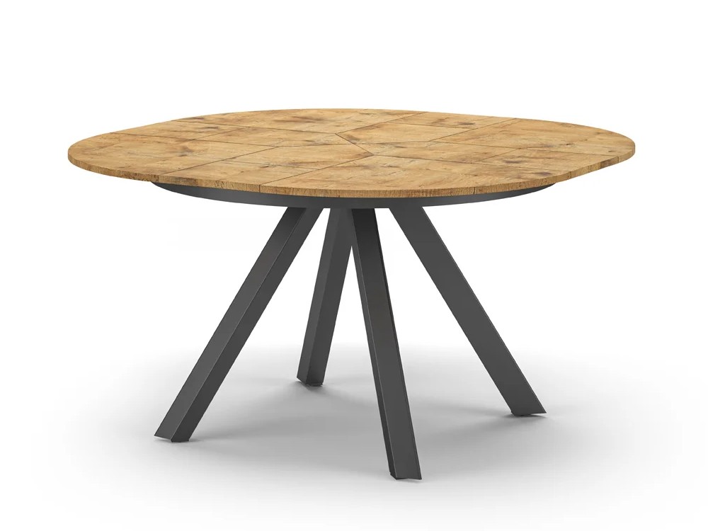 Mesa de comedor redonda extensible Pétalo de Easyline by Ozzio Italia - 2