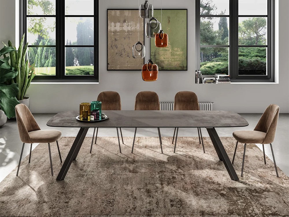 Mesa de comedor extensible Sirio de Easyline by Ozzio Italia - 1