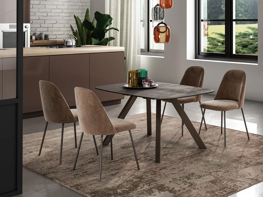 Mesa de comedor extensible Sirio de Easyline by Ozzio Italia - 3