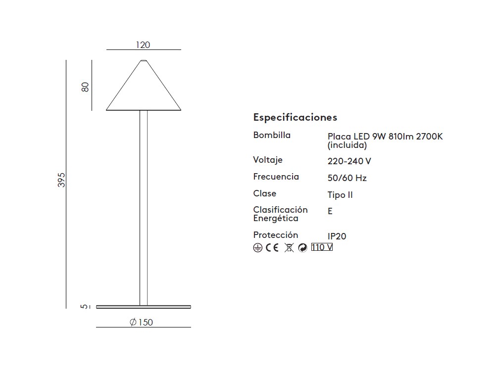 Lámpara de sobremesa Anza de Aromas - 3