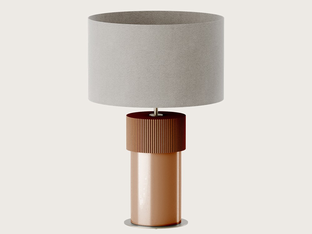 Pie de lámpara de sobremesa Rock S personalizable de Aromas - 3