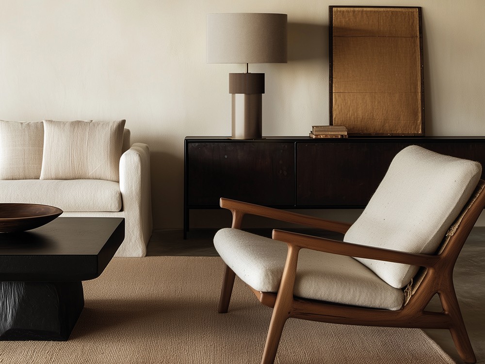 Pie de lámpara de sobremesa Rock S personalizable de Aromas - 2