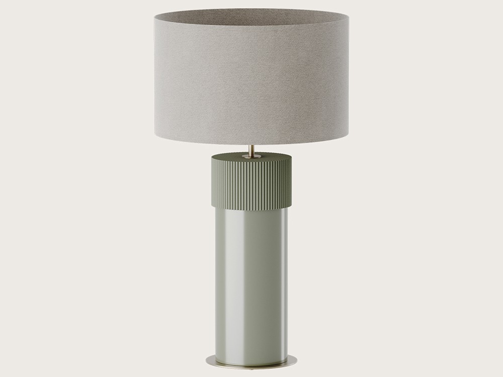 Pie de lámpara de sobremesa Rock L personalizable de Aromas - 1