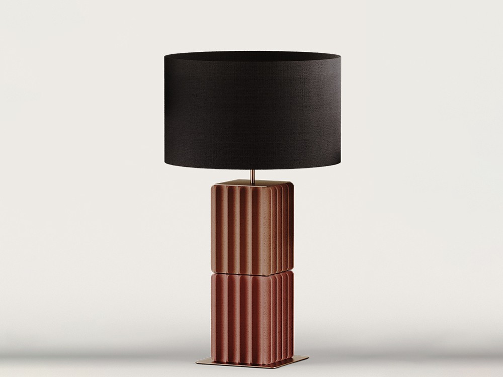 Pie de lámpara de sobremesa Pire personalizable de Aromas - 4