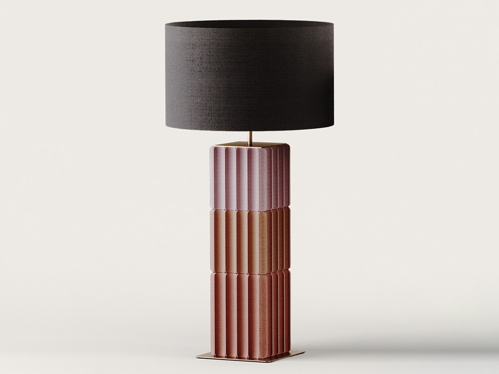 Pie de lámpara de sobremesa Pire personalizable de Aromas - 5