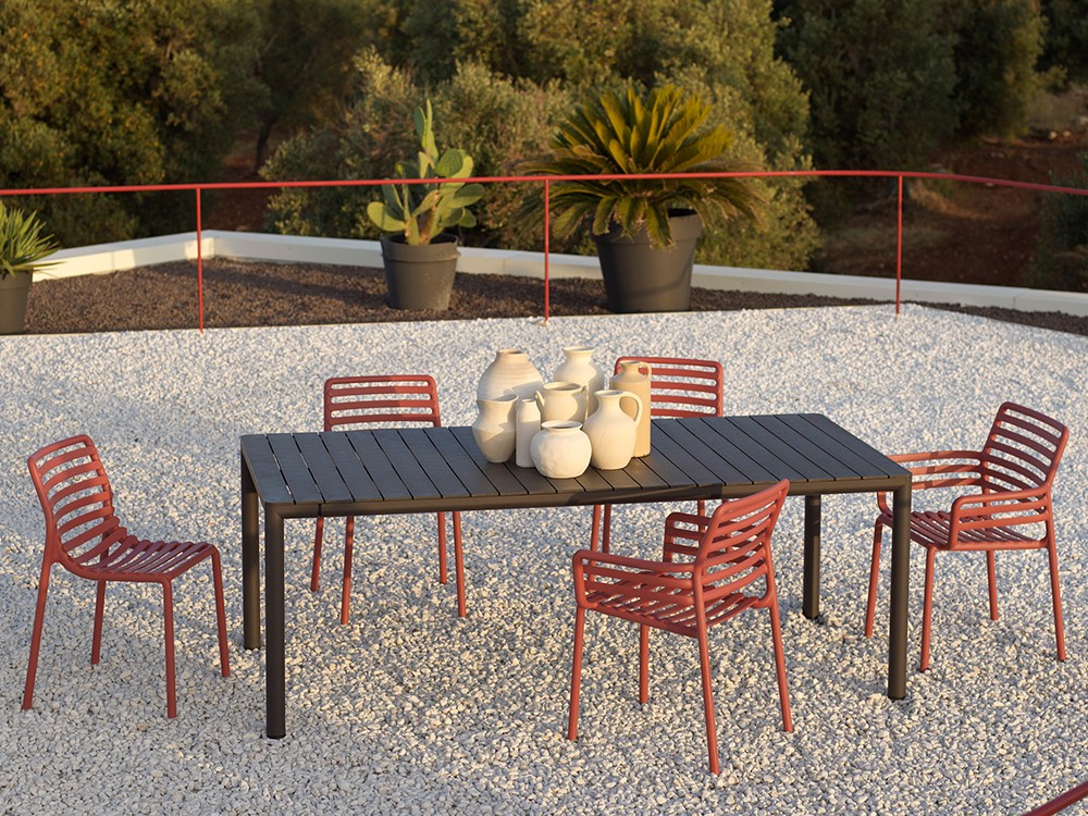 Mesa extensible para comedor exterior Tevere Polipropileno de Nardi - 3
