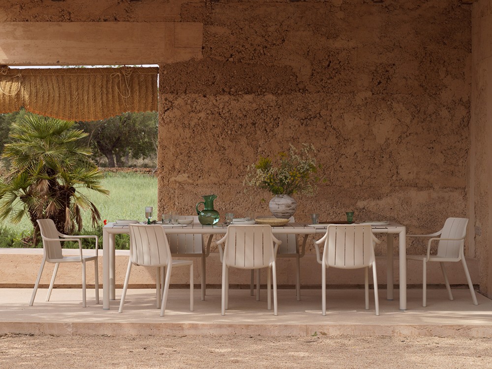 Mesa extensible para comedor exterior Tevere Polipropileno de Nardi - 5
