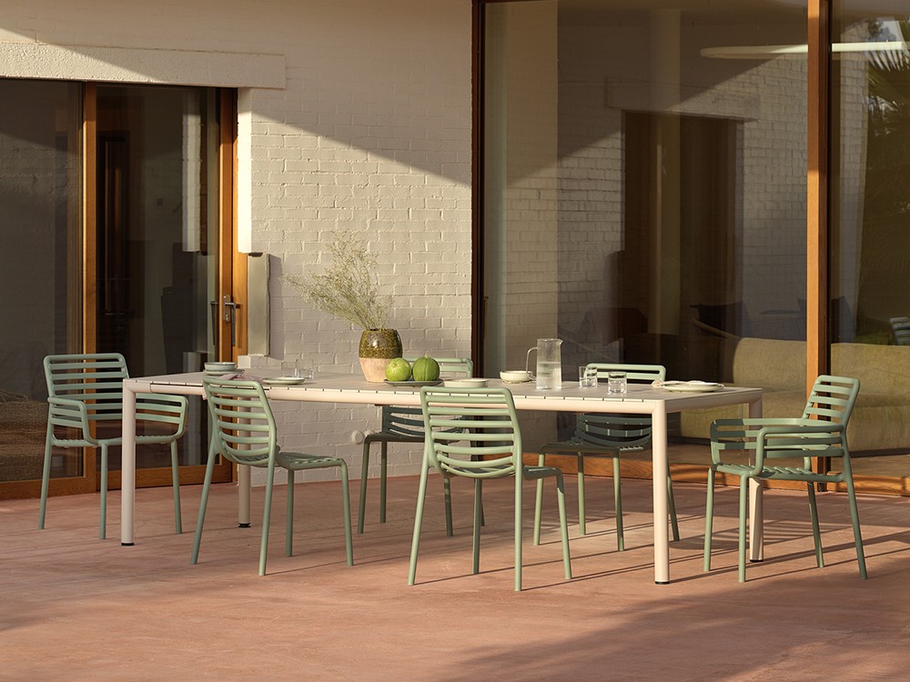 Mesa extensible para comedor exterior Tevere Polipropileno de Nardi - 1