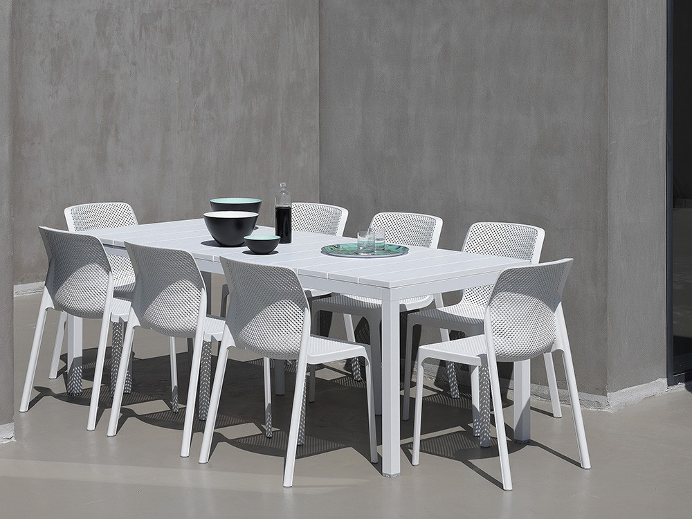 Mesa extensible de polipropileno para comedor exterio Río de Nardi - 3