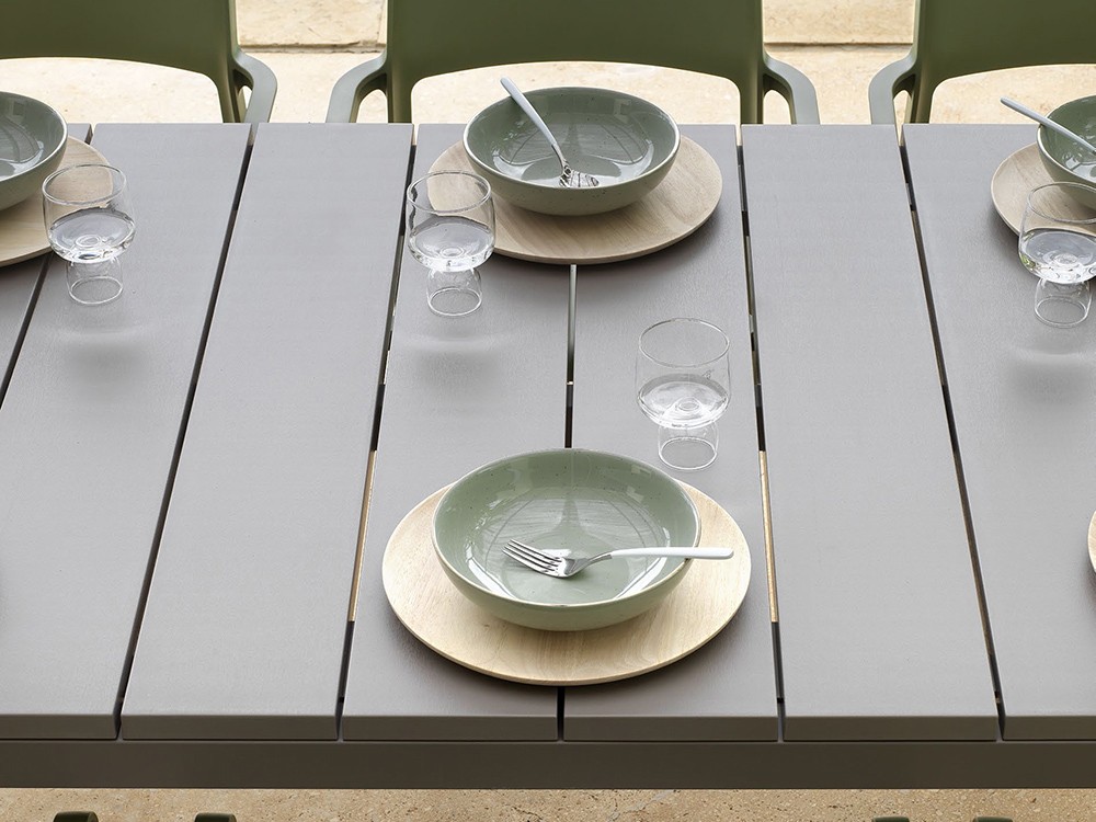 Mesa extensible de polipropileno para comedor exterio Río de Nardi - 14