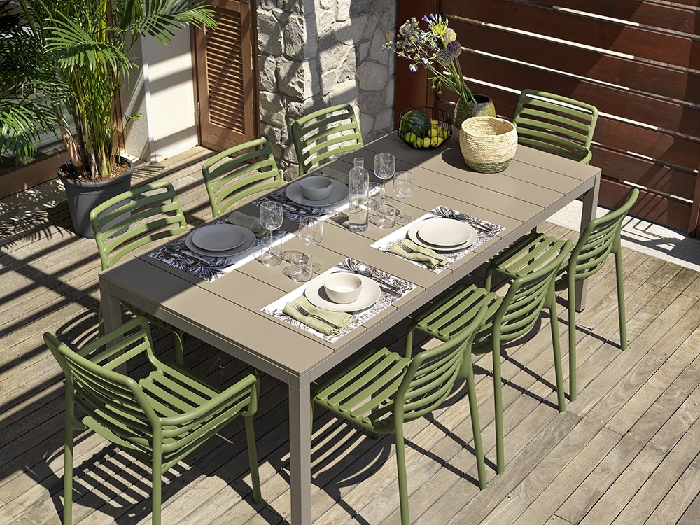 Mesa extensible Río Aluminio de Nardi - 3