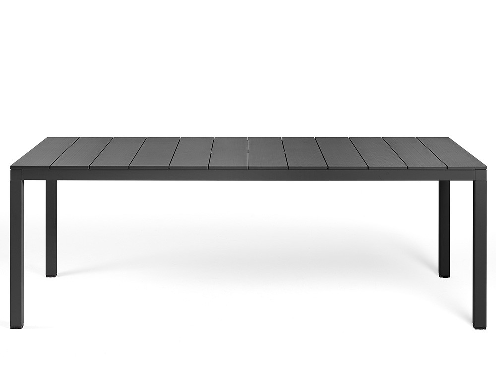 Mesa fija de comedor exterior Río Aluminio de Nardi - 8